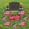Big Dot of Happiness Patriotic - Yard Sign & Outdoor Lawn Cemetery Grave Decorations - Memorial Day Patriotic Yard Signs - Set of 8